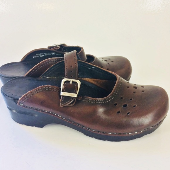 sanita backless clogs